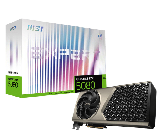 MSI GeForce RTX 5080 Expert OC 16GB GDDR7 DLSS4 - 1351450 - zdjęcie